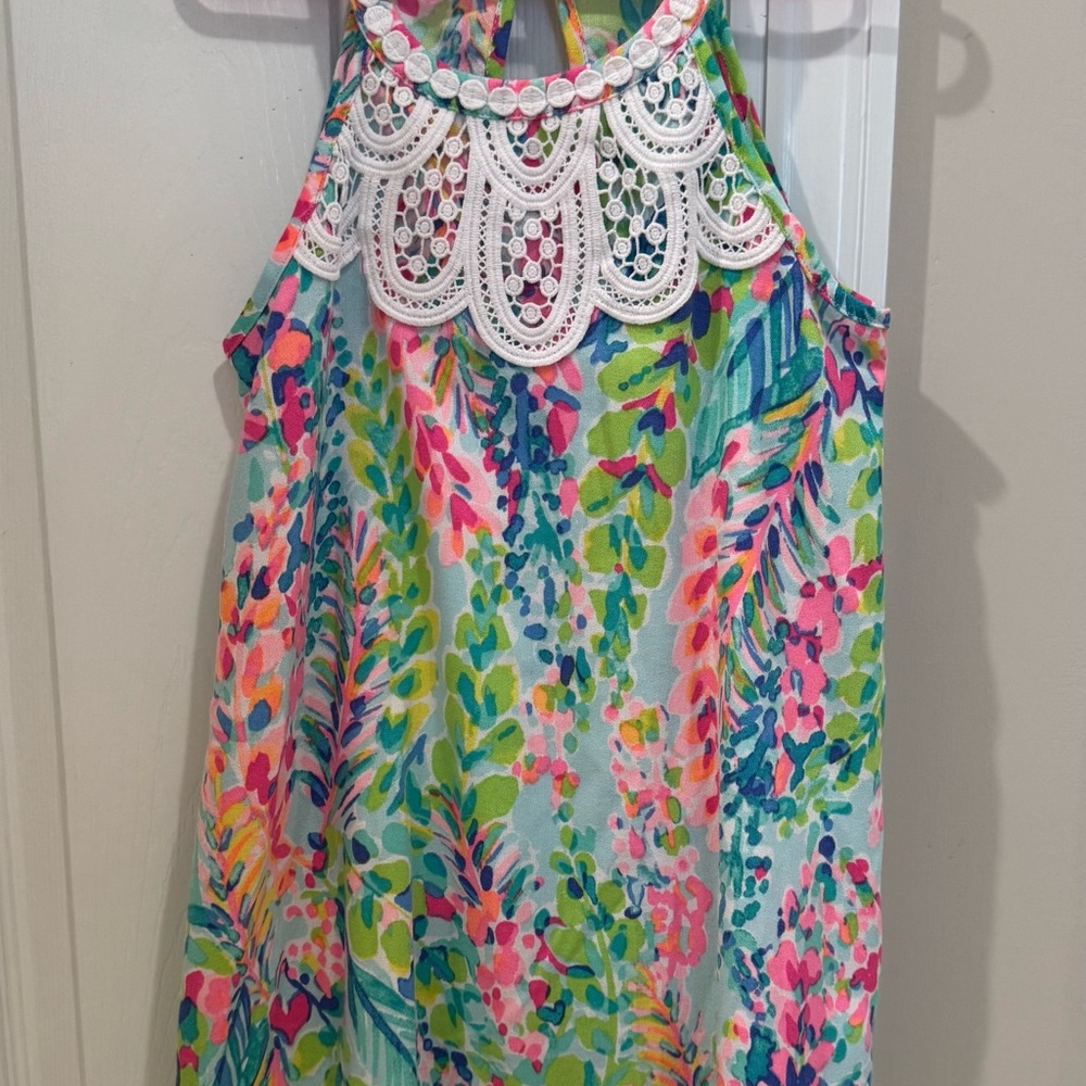 Lilly Pulitzer Catch the Wave Mini Pearl girls size 8, NWOT